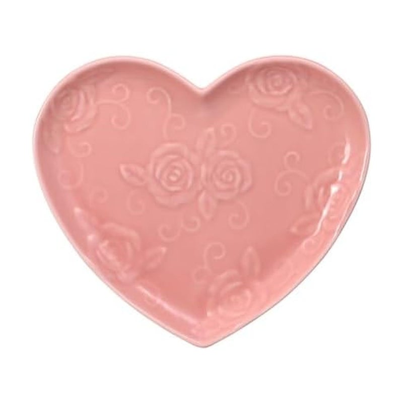 Pfaltzgraff Tearose Heart Salad Dessert Plate, 9" Pink - Image 1